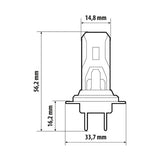 Pilot 12V Halo LED Cyber ​​Serie Schnellmontage - (H7) - 22W - PX26d - 2 Stück - Box