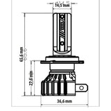 Pilot 12V Halo Led Hyper Series Quick-Fit - (H7) - 15W - PX26d - 1 pz - Scatola