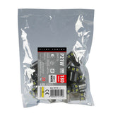 Pilot 24/32V Led series - 10 SMD x 1 chip - (P21W) - BA15s - 20 pz - Busta - Bianco - Doppia polarità - Resistenza incorporata