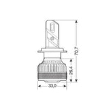 Piloto 9-32V Halo Led Serie 14 Iluminación - (H7) - 45W - PX26d - 2 uds - Caja