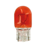 12V Lamp with glass socket WY21W 21W W3x16d 2 pcs D/Blister Orange