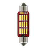 Pilot 10-30V Mega-Led 12 12 SMD x 1 chip 12x41 mm SV8,5-8 1 pz Bianco res inc