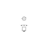 Lampa 12V Lampada alogena micro - H6W - 6W - BAX9s - 2 pz - D/Blister 8128 58128