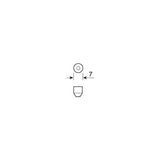 Lampa 12V Lampada siluro - 8x28 mm - 10W - SV7-8 - 2 pz - D/Blister 58131