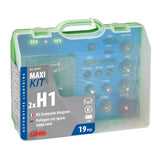 Kit de lámparas de repuesto (19 unidades), halógenas (2x H1 - 12 V) 58161