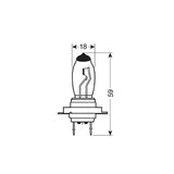 Pilot 12V Halogen-Xenon-Rennlampe – H7 – 55W – PX26d – 2 Stück – Kunststoffbox