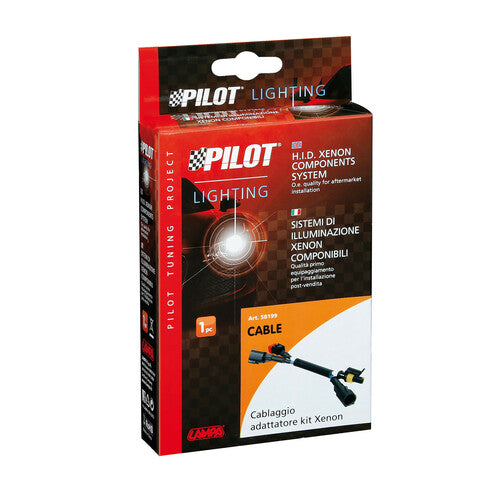 Pilot Xenon Kit Verkabelung/Adapter, 12/24 V