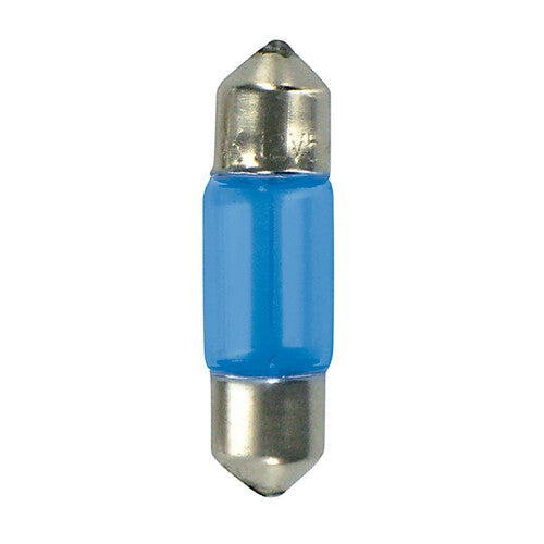 Pilot 12V Lampada siluro Blu-Xe - 8x28 mm - 10W - SV7-8 - 2 pz - D/Blister