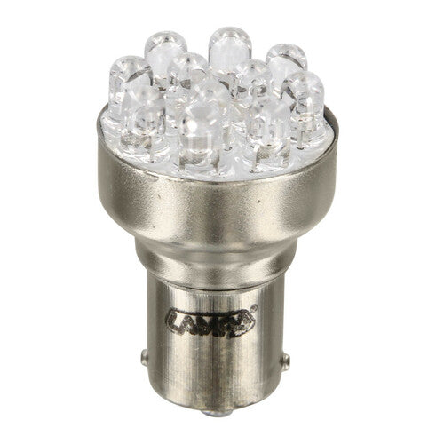 Lámpara piloto multiled de 12 V, 11 leds (P21W), BA15s, 1 unidad, caja, color rojo