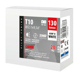 Pilot 10/32V Led Series 1 SMD x 1 chip - (T10) - W2,1x9,5d - 20 pz - Scatola - Bianco - Doppia polarità - Resistenza incorporata