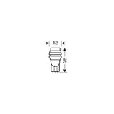 Pilot 12V Hyper-Led 3 - 1 SMD x 3 chips - (T10) - W2,1x9,5d - 2 pz - Scatola - Bianco - Doppia polarità