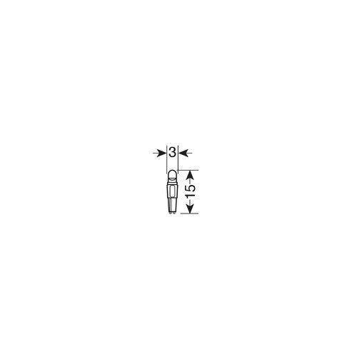 Lámpara piloto 12V Micro casquillo plástico 1 Led - (T5) - W2x4,6d - 2 uds - Caja - Blanco
