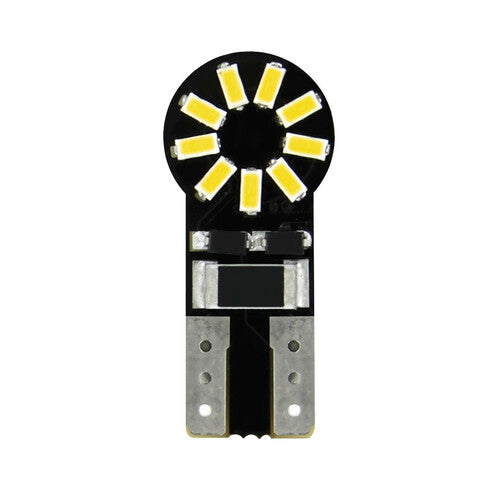 Pilot 12V Hyper-Led 18 18 SMD x 1 chips T10 W2,1x9,5d 2 pz Bianco Resistenza inc