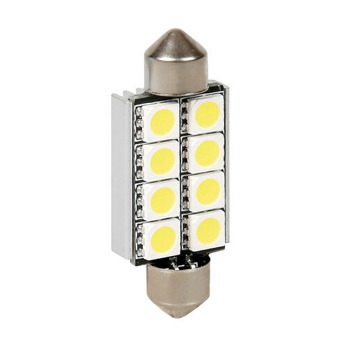 Pilot Hyper-Led 24 8 x3 chips 15x42 mm SV8,5-8 1 pz Bianco Resistenza inc