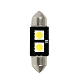 Piloto Hyper-Led 6 2 x3 chips C5W 10x36 mm SV8,5-8 1 ud Blanco Resistencia incl.