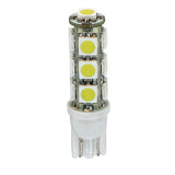 Piloto 12V Hyper-Led 39 13 SMD x 3 chips T10 W2,1x9,5d 2 uds Blanco