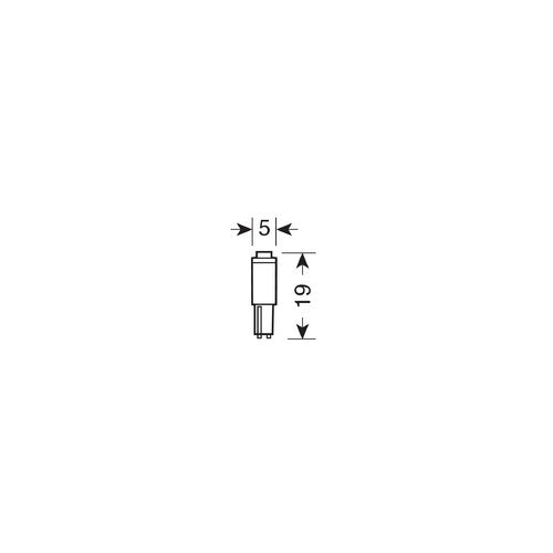 Pilot 12V Hyper-Led 2 1 SMD x 2 chips (T3) W2x4,6d 2 pz D/Blister Blu