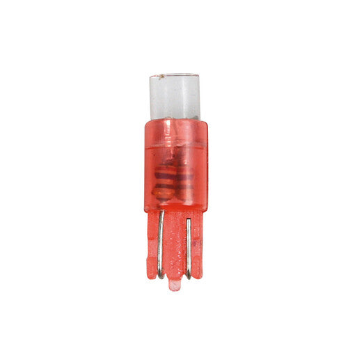 Kit de luces de tablero Pilot 12V 1 Led - (T5) - W2x4.6d - 5 uds - Caja - Rojo