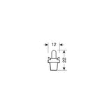 Pilot 12V Lampada cruscotto 1 Led - B8,5d - 2 pz - Scatola - Bianco