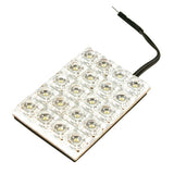 Pilot 12V Hyper-Led - Pannello 20 Led - 35x50 mm - 1 pz - D/Blister - Blu