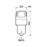 Pilot 12V Ultra-Lumen Series - (PY21W) - BAU15s - 2 pz - Scatola - Arancio - Doppia polarità - Resistenza incorporata