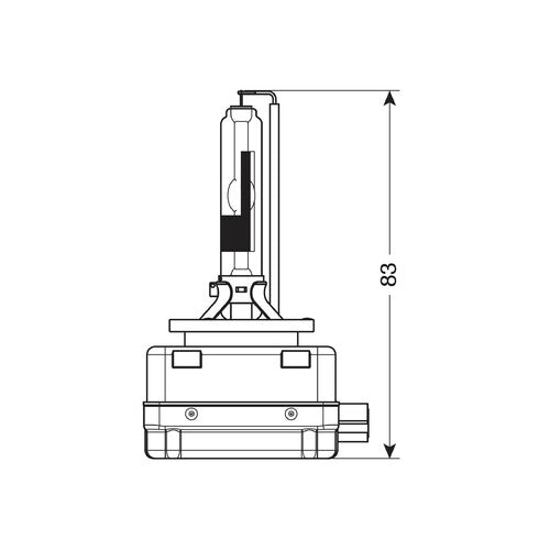 Lampa Lampada HID Xenon 5.000K - D3R - 35W - PK32d-6 - 1 pz - D/Blister 58543