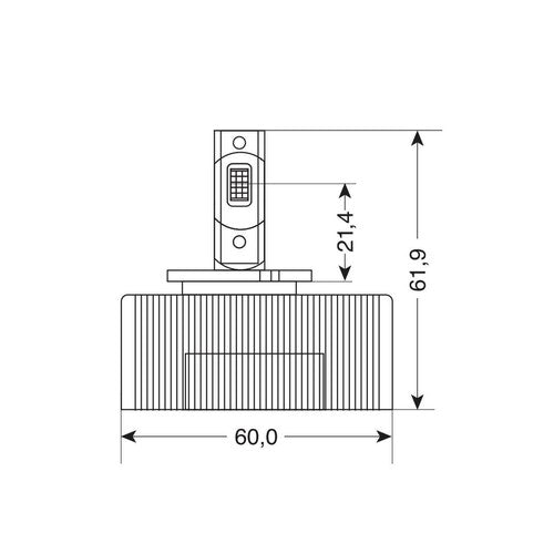 Pilot 12-24V Lampade a Led per conversione fari Xenon - (D5S) - 35W - 2 pz - Scatola