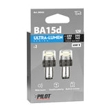 Pilot 12V Ultra-Lumen Series - (BA15d) - BA15d - 2 pz - Scatola - Bianco - Doppia polarità - Resistenza incorporata