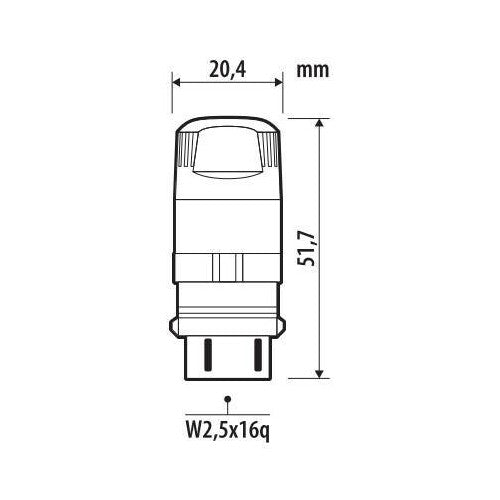 Pilot 12V Ultra-Lumen Series - (P27/7W) - W2.5x16q - 2 uds - Caja - Blanco - Doble polaridad - Resistencia incorporada