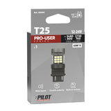 Pilot 12/24V Pro-User Series - (P27/7W) - W2,5x16q - 1 pz - Scatola - Bianco - Doppia polarità - Resistenza incorporata