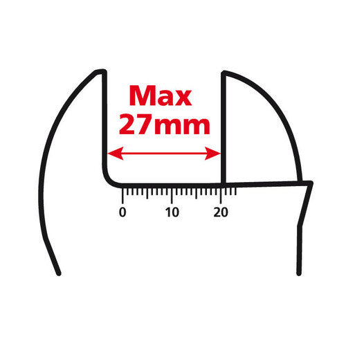 Lampa Chiave regolabile a rullino 8"