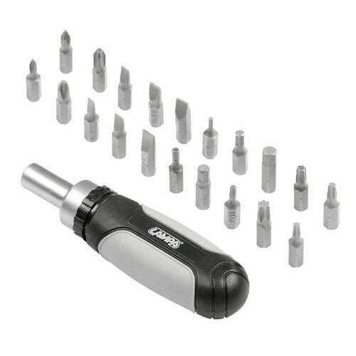 Juego de destornilladores Lampa con insertos, 21 piezas 59552