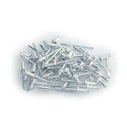 Remaches de aluminio Lampa, juego de 50 remaches para matrícula Graf - Plateados 59581