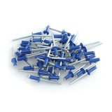 Lampa Aluminium Rivets, set 50 rivetti Graf per portatarga - Blu