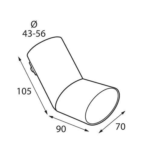 Codo de silenciador de escape Pilot TS-41