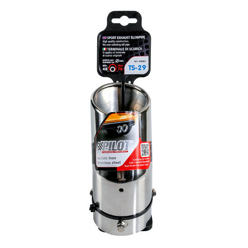 Codo de silenciador de escape Pilot TS-29