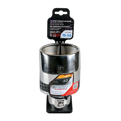 Codo de silenciador de escape Pilot TS-55