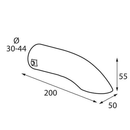 Pilot Terminale di scarico auto Curvi T-06
