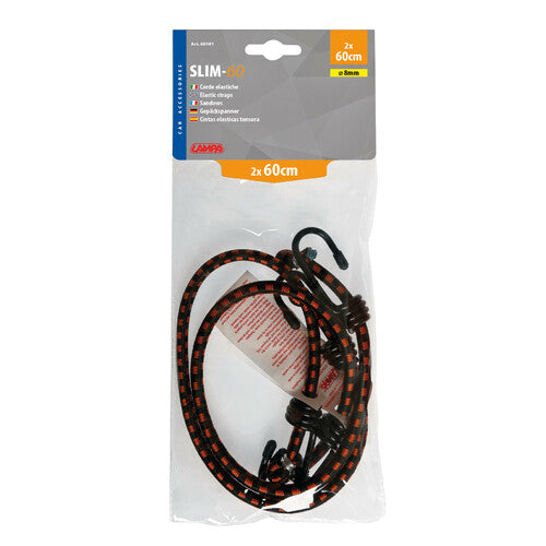 Slim Elastic Cord Lamp - 8 mm - 2x60 cm