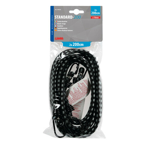 Standard-Gummizuglampe - 10 mm - 2 x 200 cm 60222