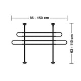 GRG-1 lamp, 2-piece telescopic dividing grille
