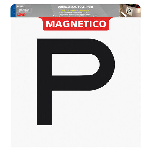 Magnetisches Fahrübungsschild - Rückseite 65356