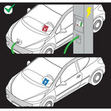 2-in-1 Park &amp; ​​Charge Lamp, Parking Disc + Expected End of Charge
