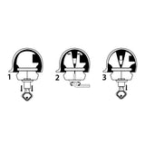 Anti-theft lamp for ball joint 5401