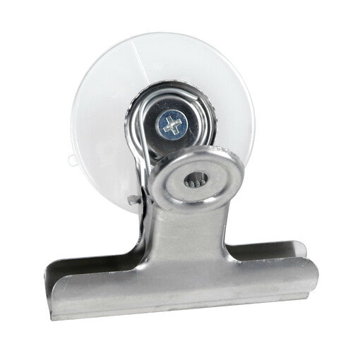 Lampa Set 2 clips in metallo con ventosa - L - 75 mm 65456