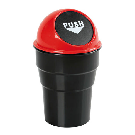 Push-Bin Lamp, mini wastebasket