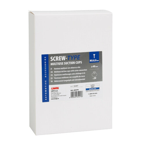 Ventosas multiusos, 20 piezas - 40 mm 65479
