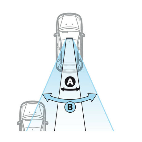 Lampa Convex 240, convex rearview mirror - 240x65 mm