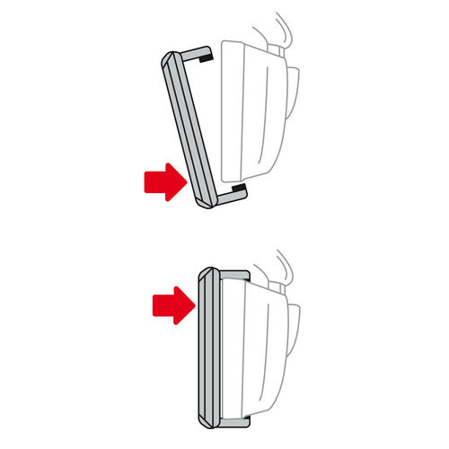 Lampa Convex 240, convex rearview mirror - 240x65 mm