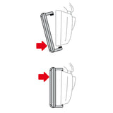 Lampa Convex 300, convex rearview mirror - 300x65 mm